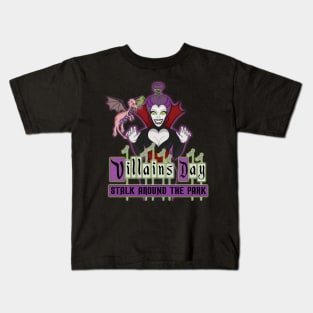 Villains Day Stalk Around The Park Kids T-Shirt